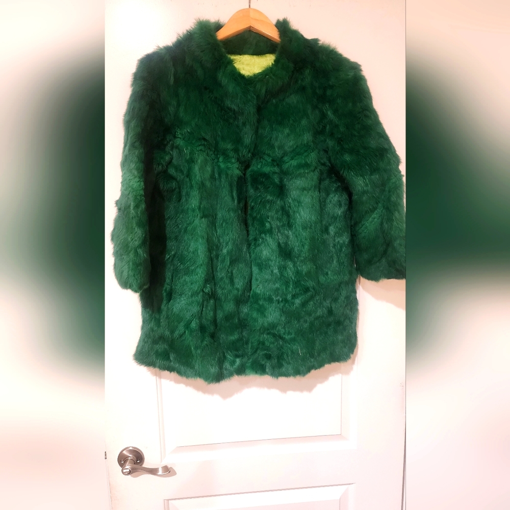 Real Rabbit Fur Coat